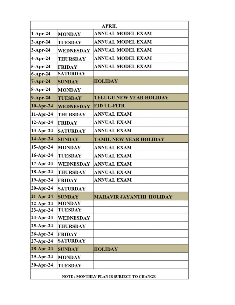 YEAR PLAN 2023-2024 -August